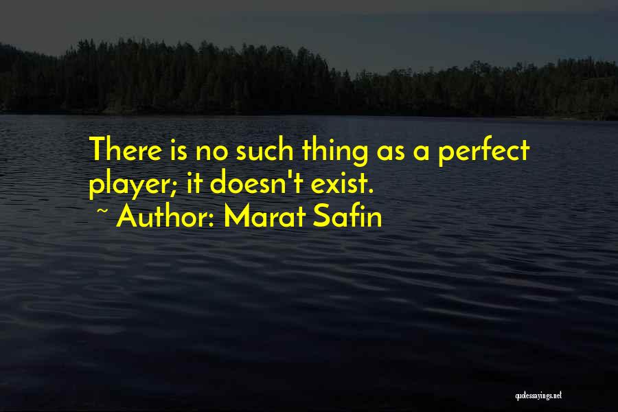 No Such Thing Perfect Quotes By Marat Safin