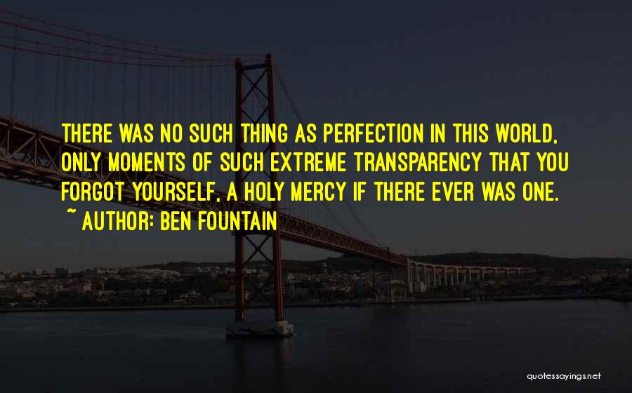 No Such Thing Perfection Quotes By Ben Fountain