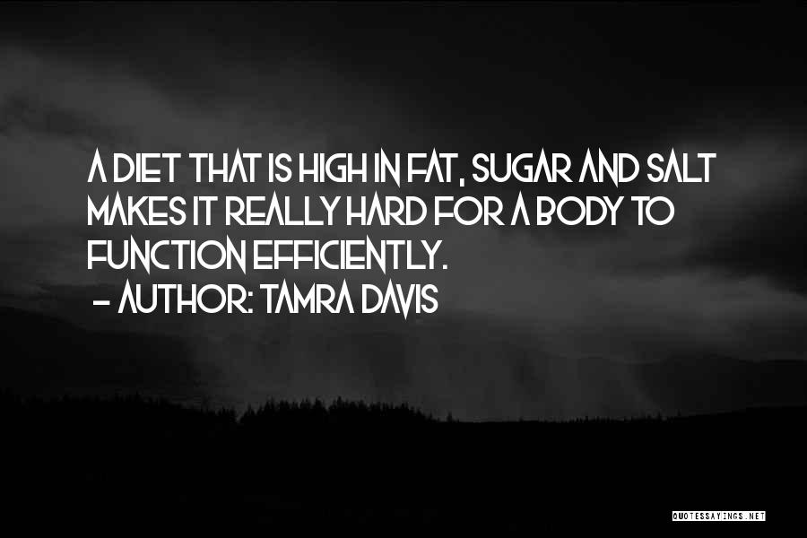 No Sugar Diet Quotes By Tamra Davis