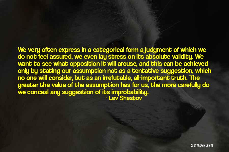 No Suggestion Quotes By Lev Shestov No Suggestion Quotes By Lev Shestov