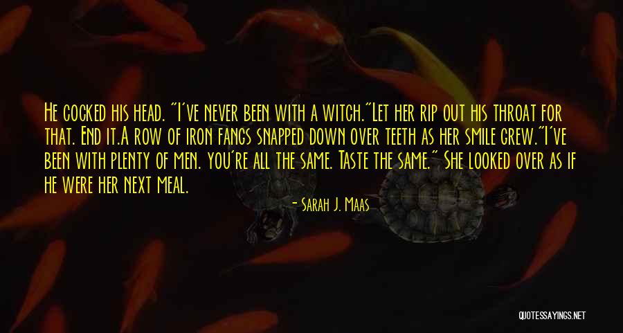 No Teeth Smile Quotes By Sarah J. Maas