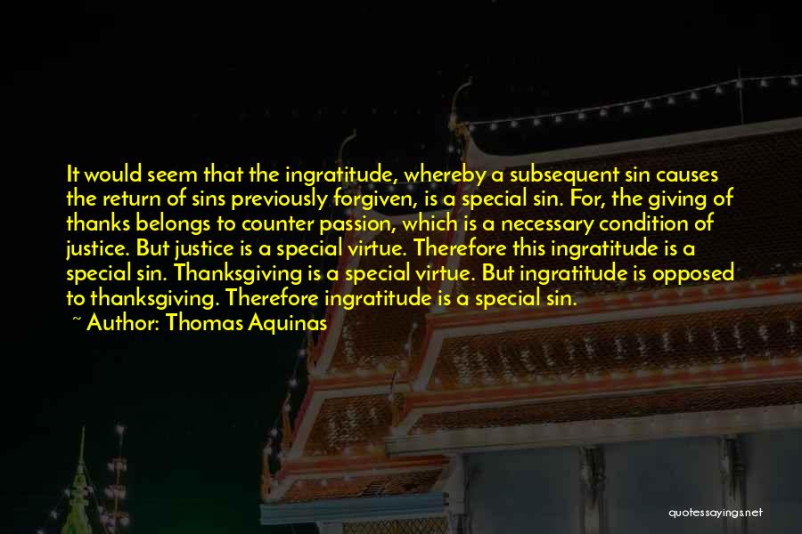 No Thanks Necessary Quotes By Thomas Aquinas