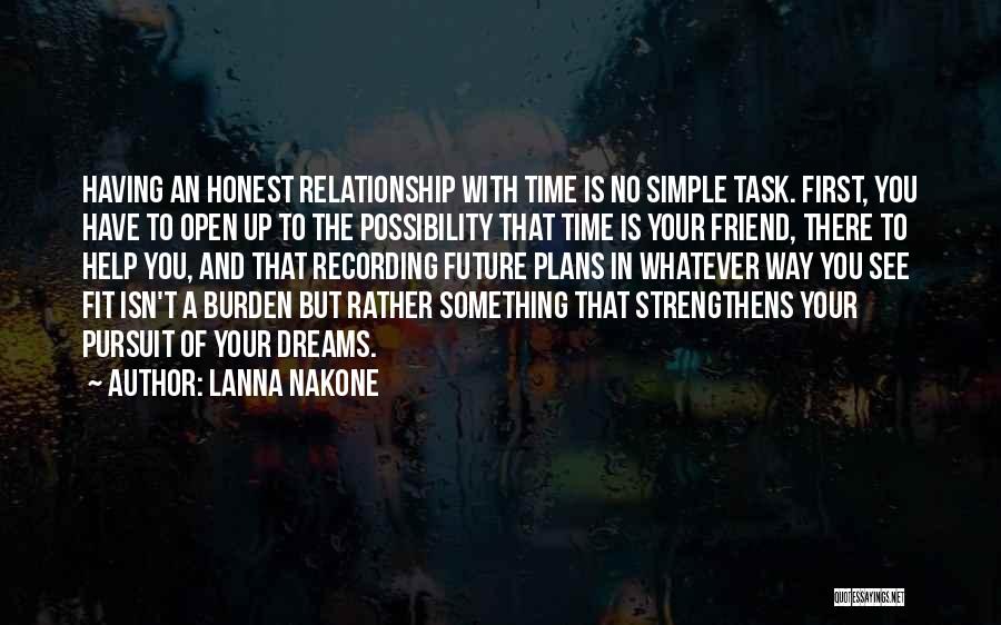 No Time In A Relationship Quotes By Lanna Nakone