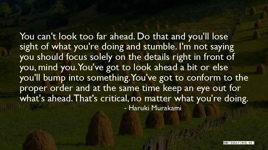 No Time To Lose Quotes By Haruki Murakami