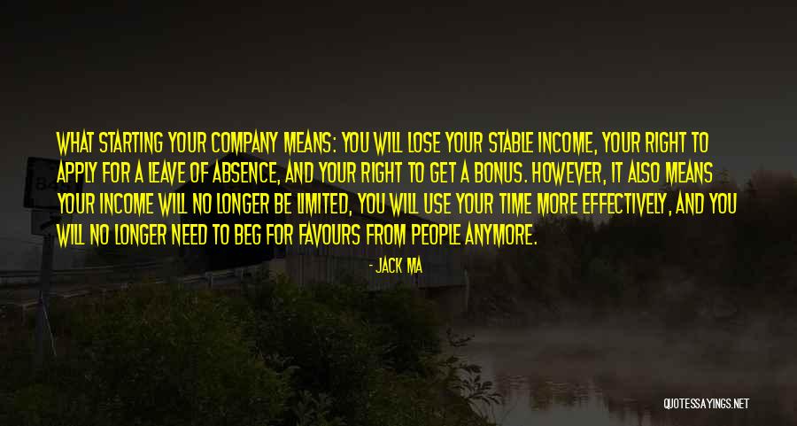 No Time To Lose Quotes By Jack Ma