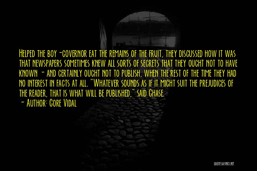 No Time To Rest Quotes By Gore Vidal