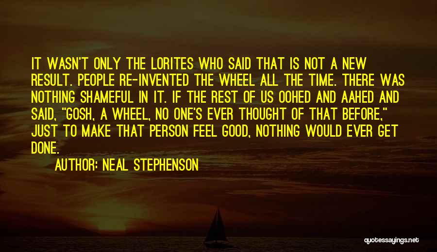 No Time To Rest Quotes By Neal Stephenson