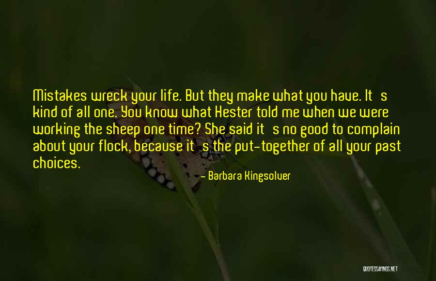 No Time Together Quotes By Barbara Kingsolver