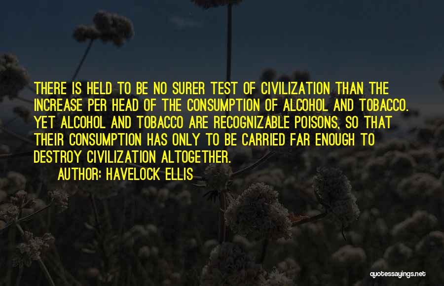 No Tobacco Quotes By Havelock Ellis