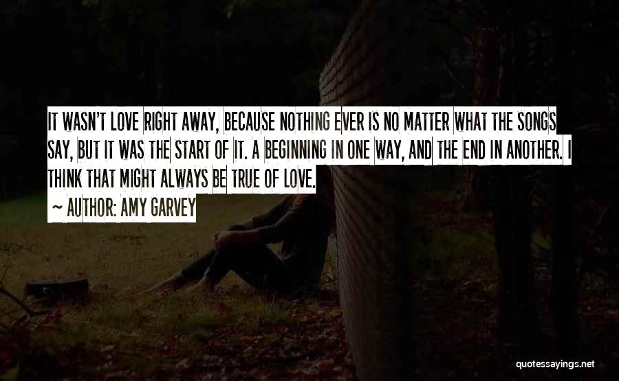 No True Love Quotes By Amy Garvey