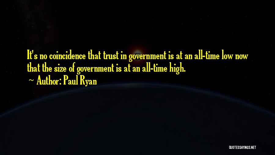 No Trust At All Quotes By Paul Ryan