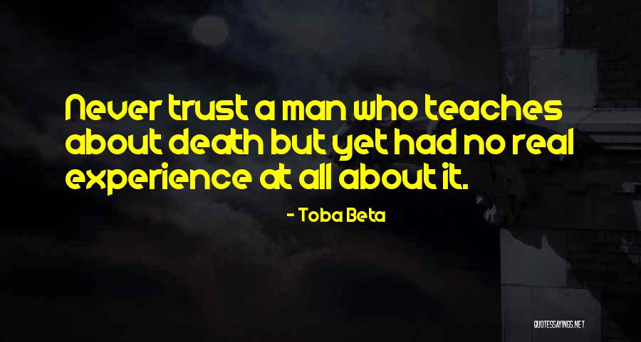 No Trust At All Quotes By Toba Beta