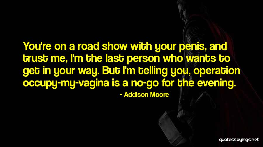 No Trust In You Quotes By Addison Moore