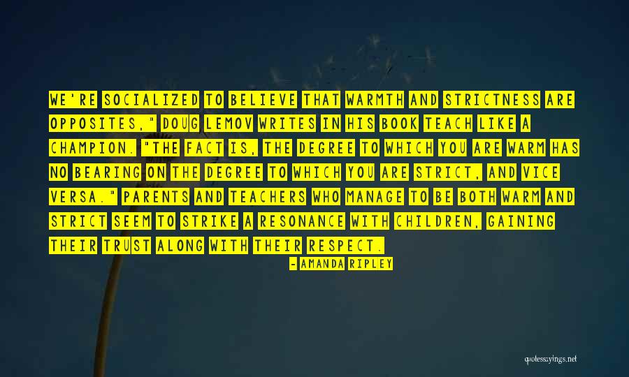 No Trust In You Quotes By Amanda Ripley No Trust In You Quotes By Amanda Ripley