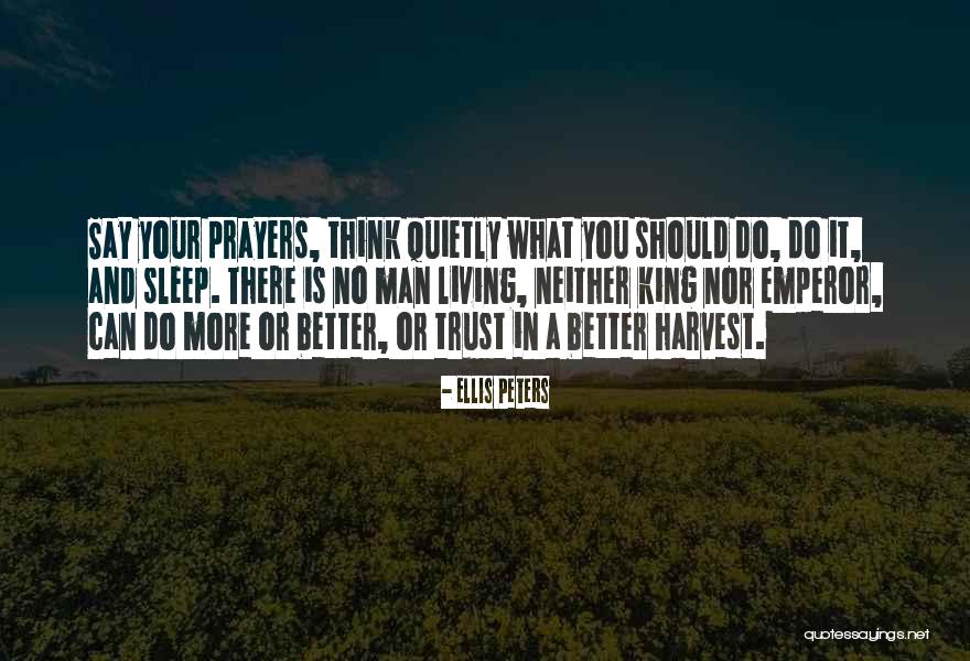 No Trust In You Quotes By Ellis Peters No Trust In You Quotes By Ellis Peters