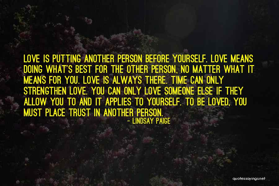 No Trust In You Quotes By Lindsay Paige No Trust In You Quotes By Lindsay Paige