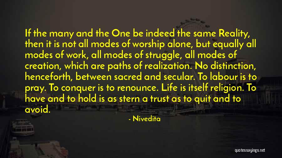 No Trust Quotes By Nivedita