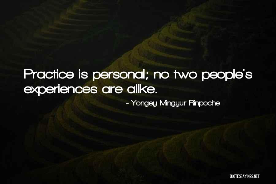 No Two Are Alike Quotes By Yongey Mingyur Rinpoche No Two Are Alike Quotes By Yongey Mingyur Rinpoche