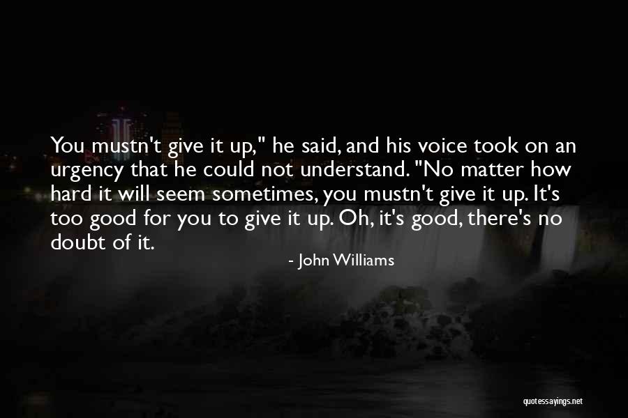 No Urgency Quotes By John Williams No Urgency Quotes By John Williams