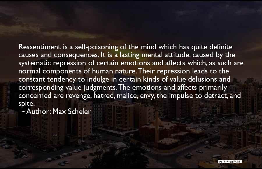 No Value Of Emotions Quotes By Max Scheler