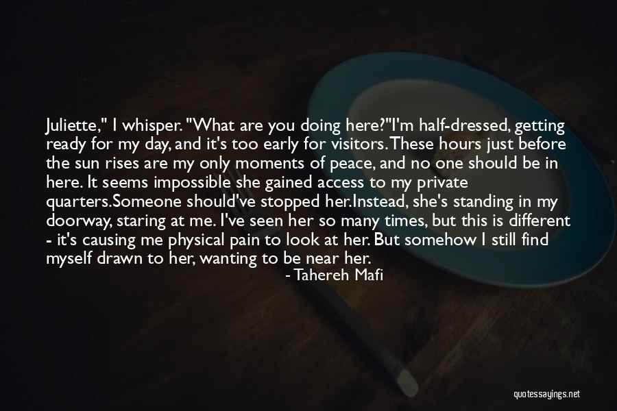 No Visitors Quotes By Tahereh Mafi No Visitors Quotes By Tahereh Mafi