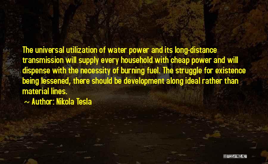 No Water Supply Quotes By Nikola Tesla