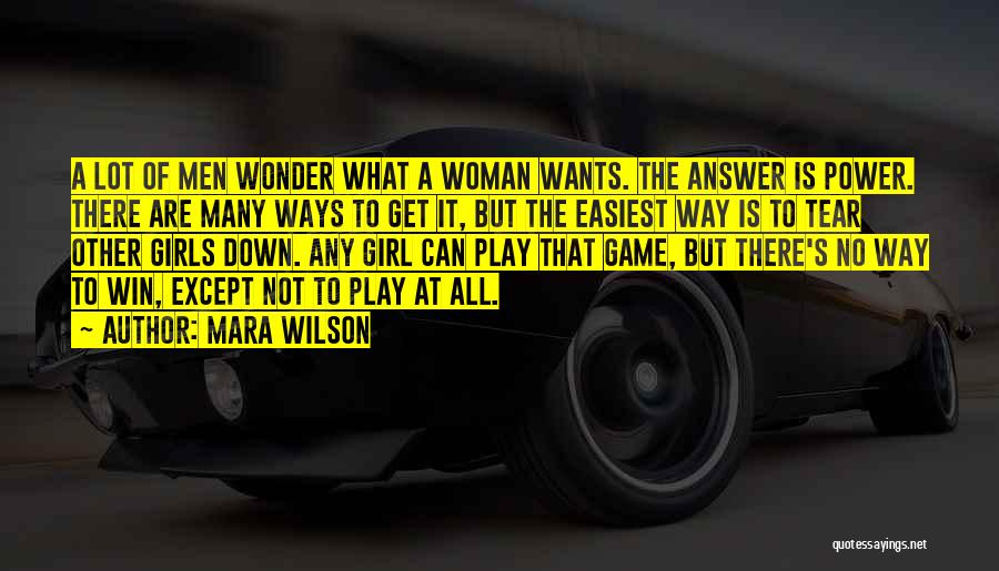 No Way Girl Quotes By Mara Wilson
