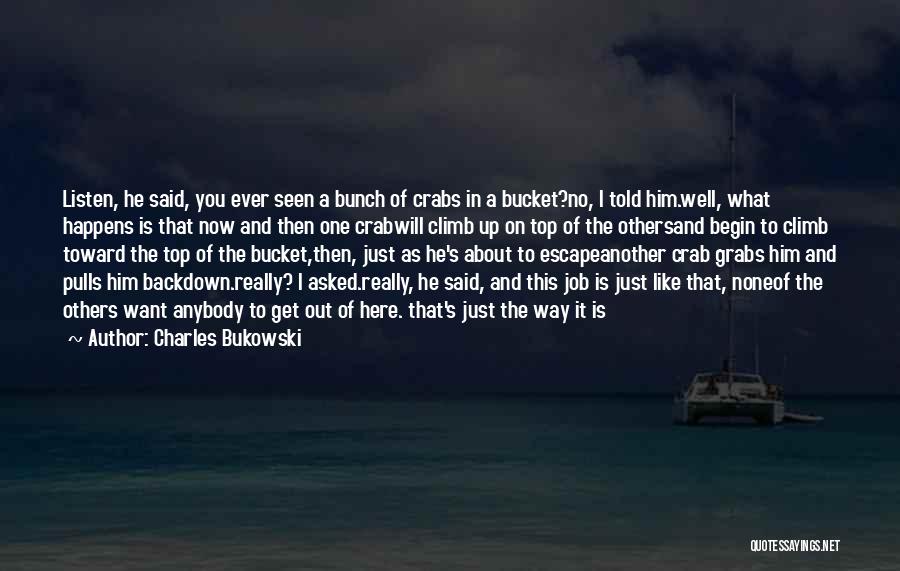 No Way To Escape Quotes By Charles Bukowski
