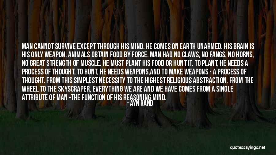 No Weapons Quotes By Ayn Rand