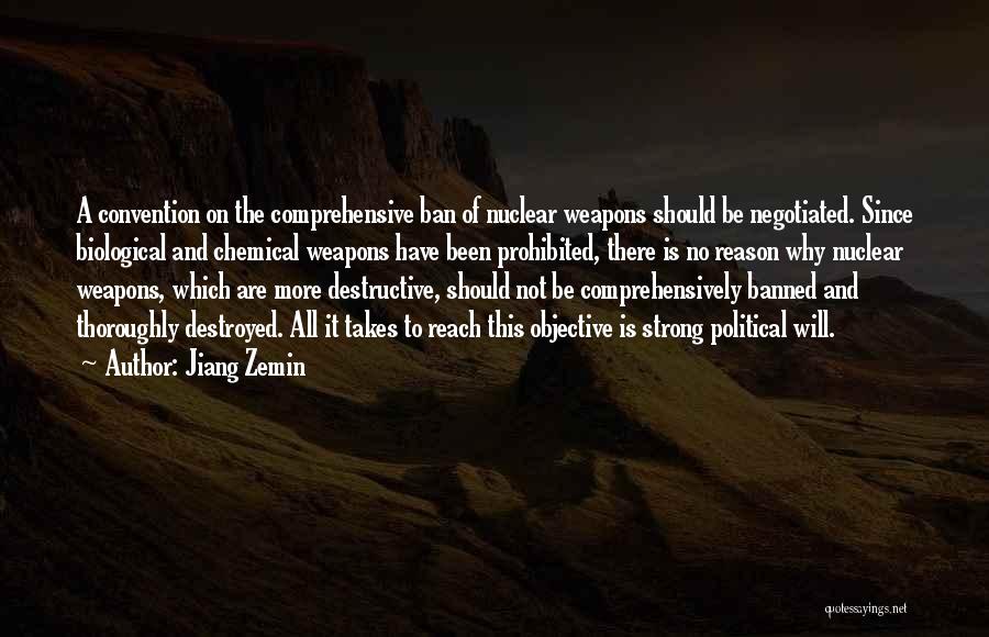 No Weapons Quotes By Jiang Zemin No Weapons Quotes By Jiang Zemin