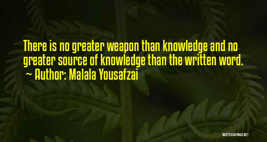 No Weapons Quotes By Malala Yousafzai