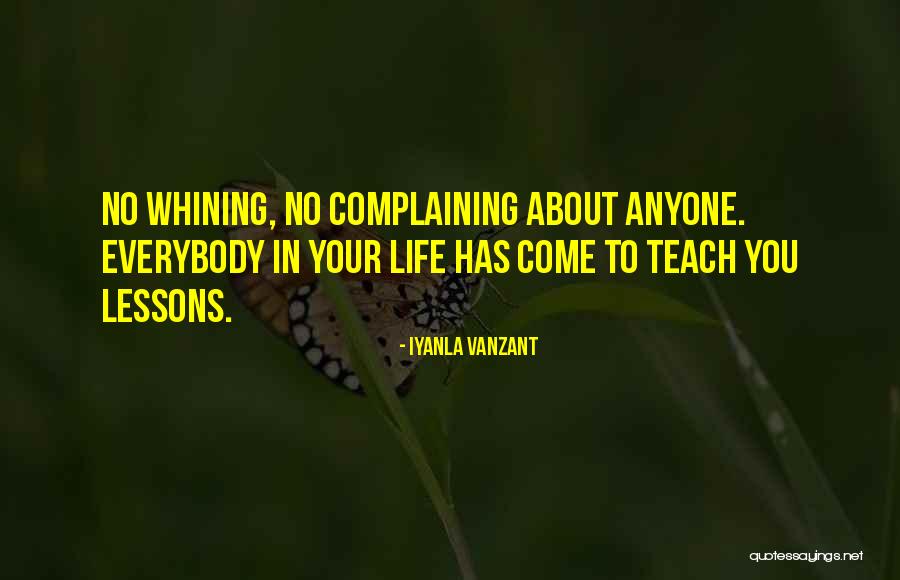 No Whining Quotes By Iyanla Vanzant