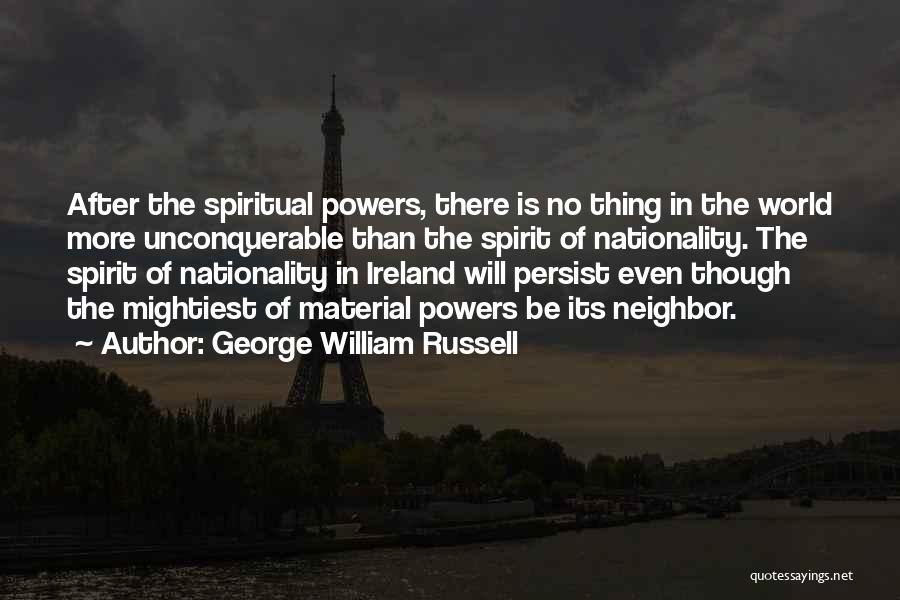 No Will Quotes By George William Russell