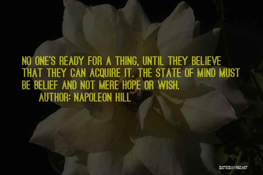 No Wish Quotes By Napoleon Hill