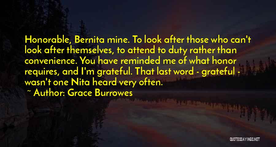 No Word Of Honor Quotes By Grace Burrowes
