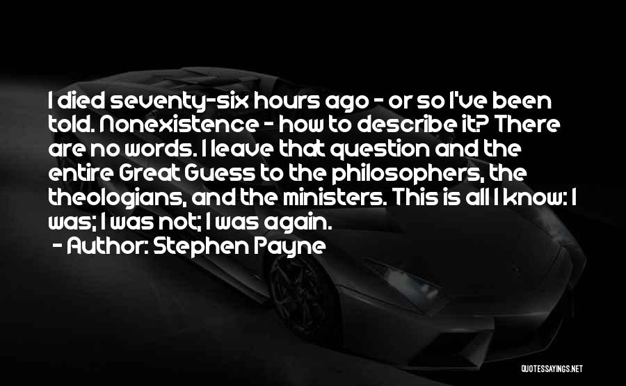 No Words Describe Quotes By Stephen Payne