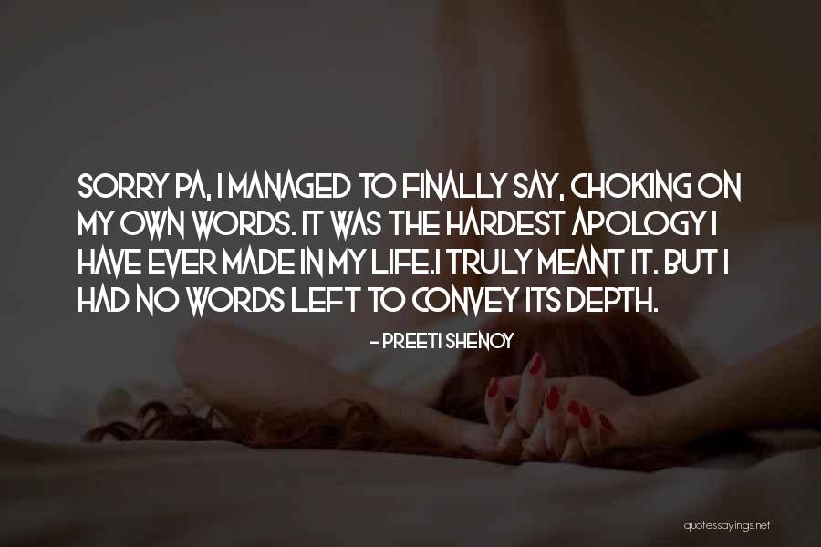 No Words Left To Say Quotes By Preeti Shenoy No Words Left To Say Quotes By Preeti Shenoy