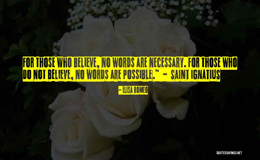 No Words Necessary Quotes By Elisa Romeo