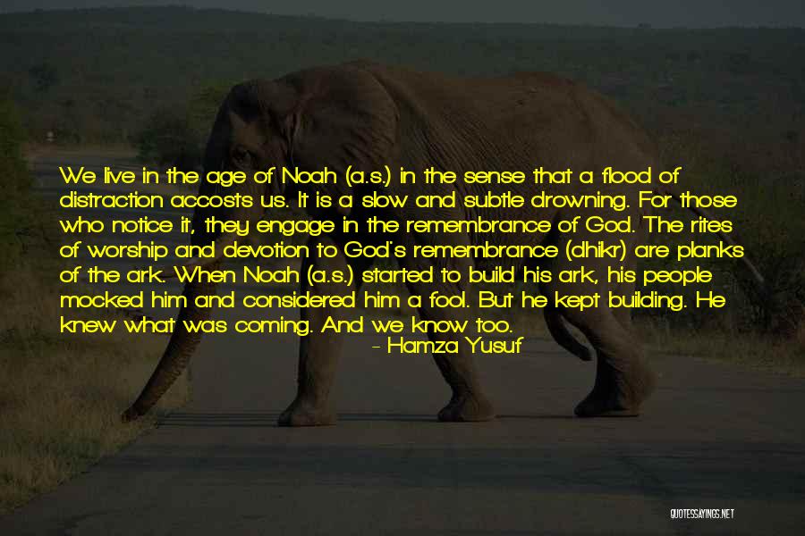 Noah Ark Quotes By Hamza Yusuf