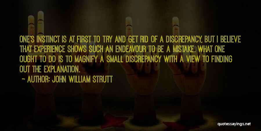 Nobel Laureate Quotes By John William Strutt