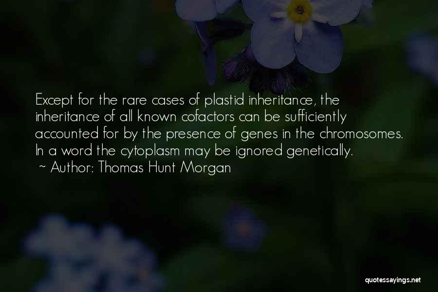 Nobel Laureate Quotes By Thomas Hunt Morgan