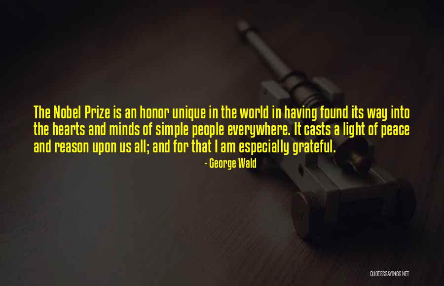 Nobel Prize Quotes By George Wald Nobel Prize Quotes By George Wald