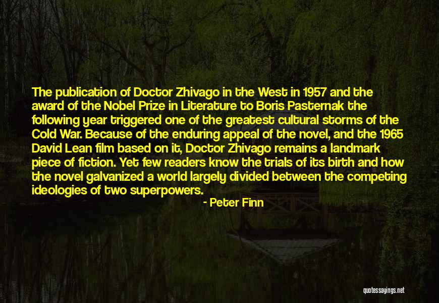 Nobel Quotes By Peter Finn Nobel Quotes By Peter Finn