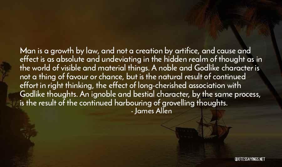 Noble Cause Quotes By James Allen Noble Cause Quotes By James Allen
