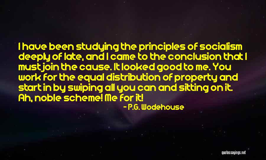Noble Cause Quotes By P.G. Wodehouse Noble Cause Quotes By P.G. Wodehouse