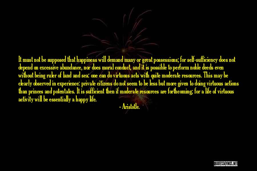 Noble Deeds Quotes By Aristotle.