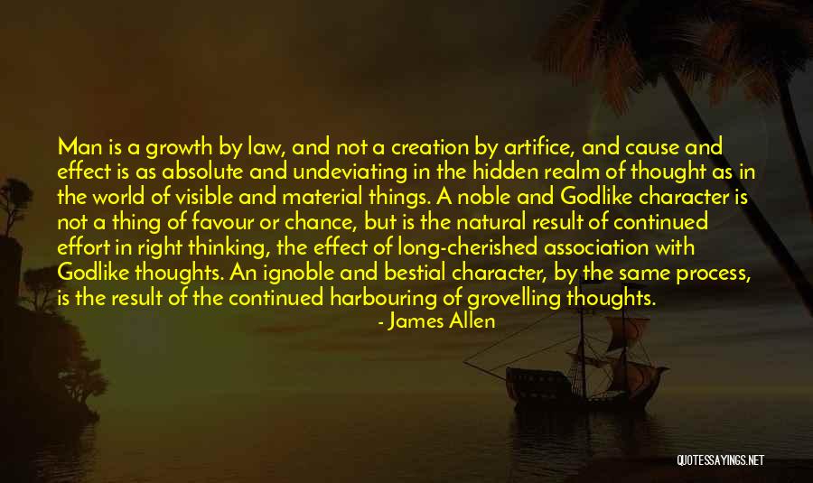 Noble Thoughts Quotes By James Allen Noble Thoughts Quotes By James Allen