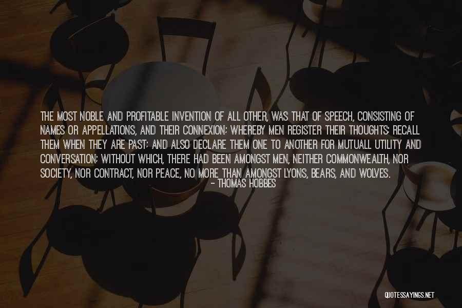 Noble Thoughts Quotes By Thomas Hobbes Noble Thoughts Quotes By Thomas Hobbes