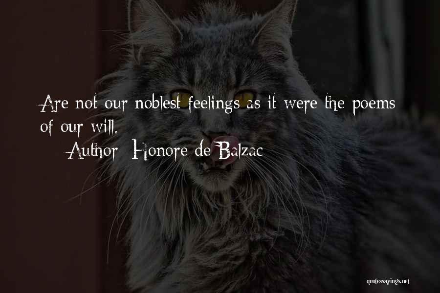 Noblest Quotes By Honore De Balzac