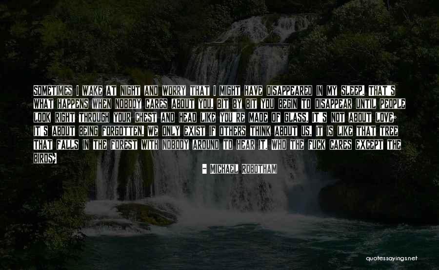 Nobody Cares Until You've Made It Quotes By Michael Robotham